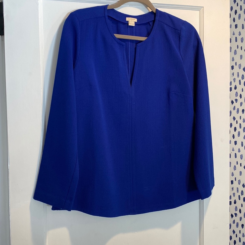 JCREW Royal Blue Blouse